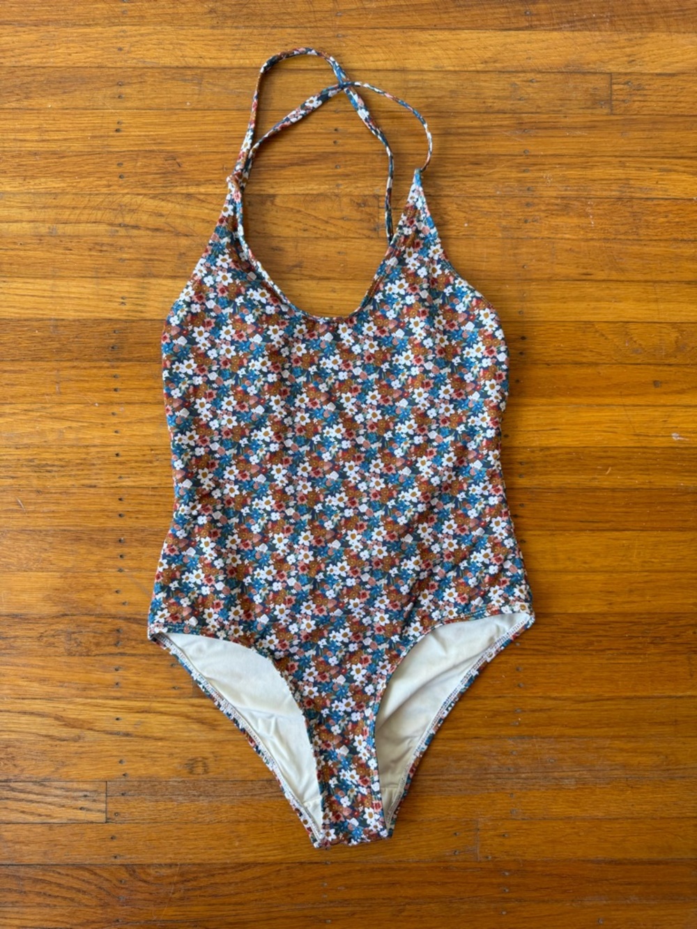 Mimi & August Floral One-Piece Swim Suit - size S